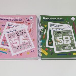 Dimensions Math Teacher's Guide Set - 5A&5B